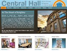 Tablet Screenshot of central-hall.com